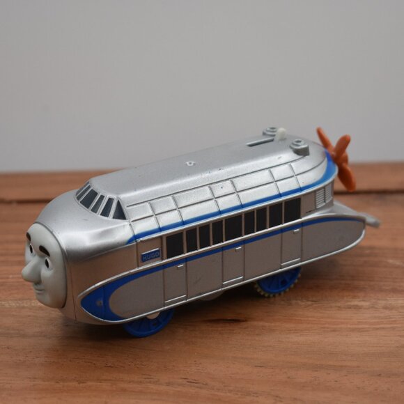 Hugo Motorized Trackmaster Train Engine Thomas & Friends Mattel 2016 Works - Picture 1 of 5